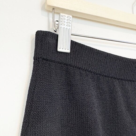 St. John Vintage High Rise Knit Elastic Waist Pull On Skirt Basics Office 10 - Picture 2 of 6